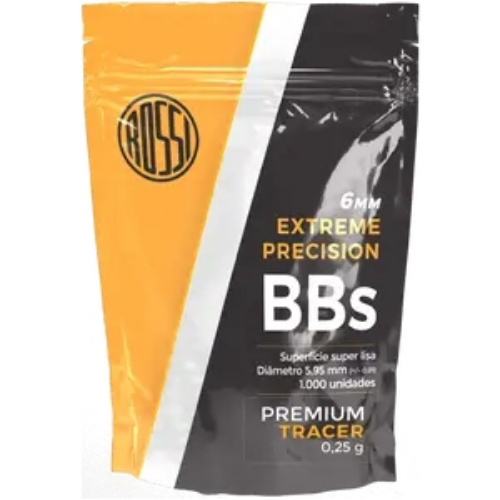 BBS 0,25G ROSSI (SACO 4.000 UN) 6,0MM